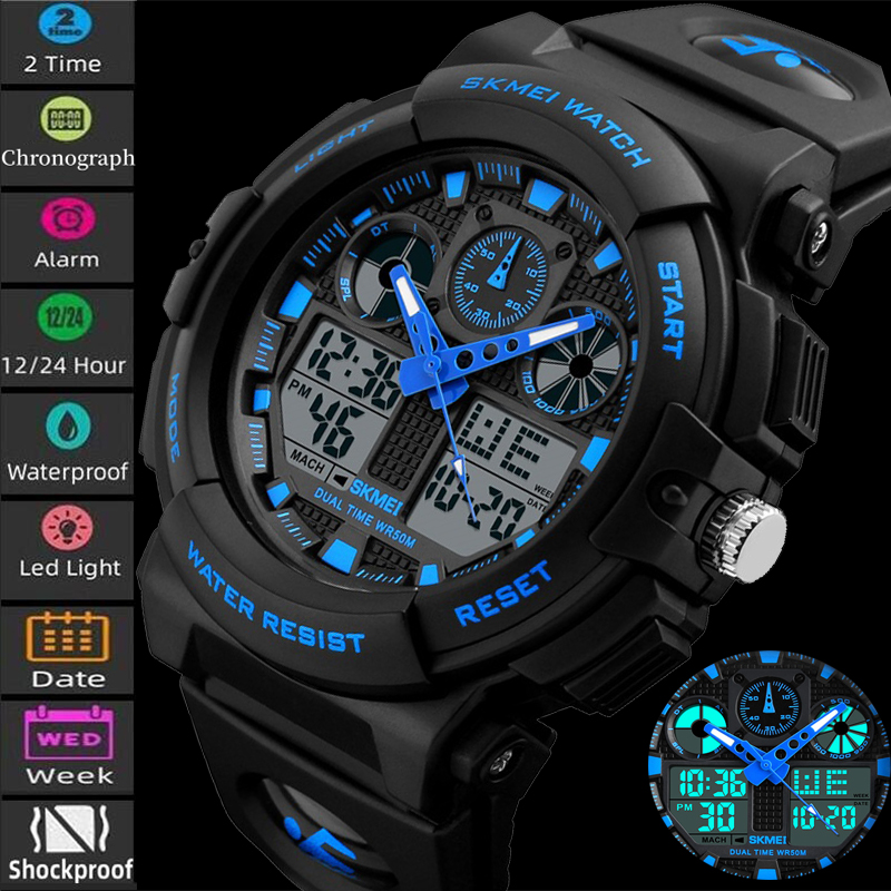 Outdoor Lighting Zones - 2017 Nieuwe SKMEI Mannen Sport Horloges