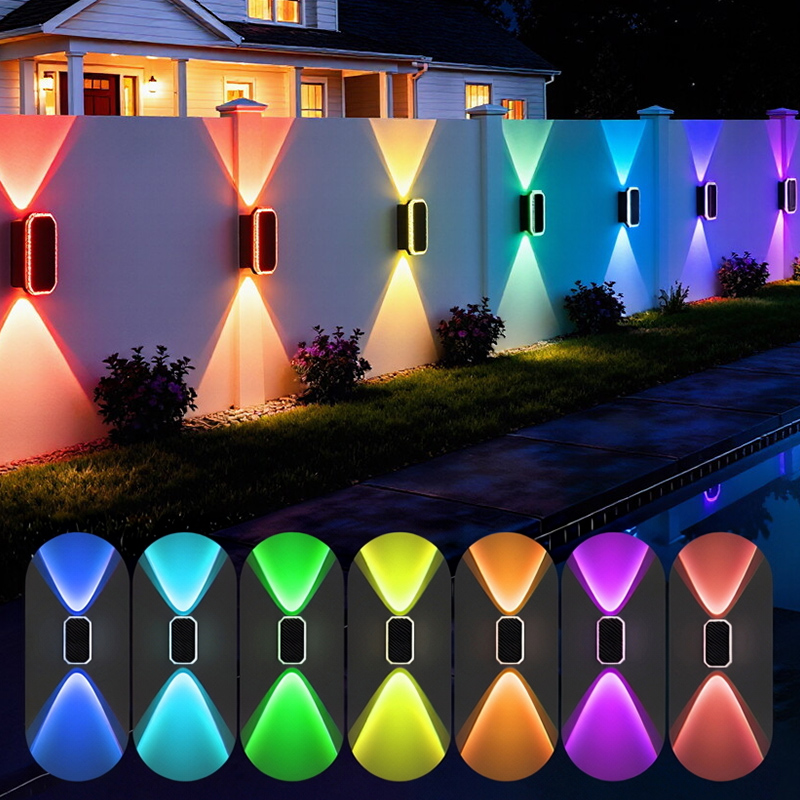 Outdoor Lighting Zigbee - RGB Kleurrijke Solar Tuinlampen Intelligente Lichtregeling