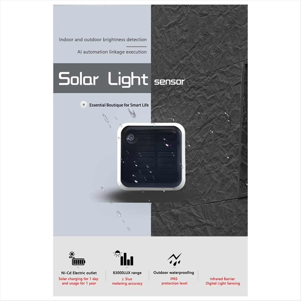 Outdoor Lighting Zigbee - DT75BG Nieuwe Tuya Zigbee Solar Light