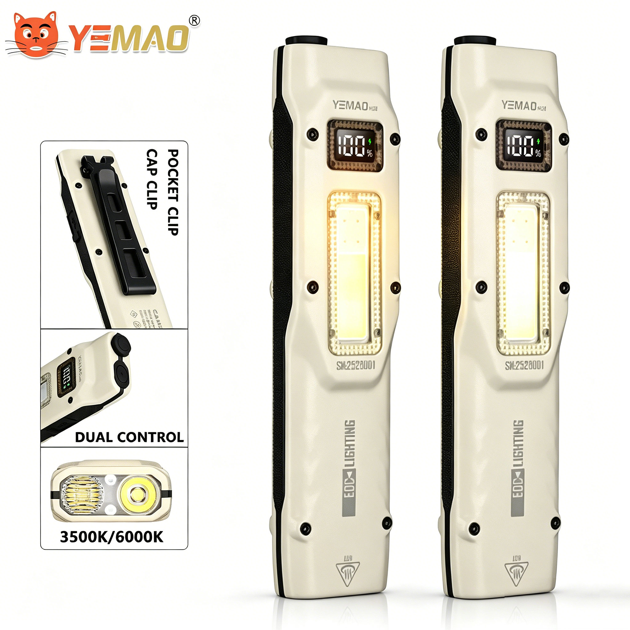 Outdoor Lighting Fixtures - Draagbare 880LM YEMAO M28 Ultradunne Tactische