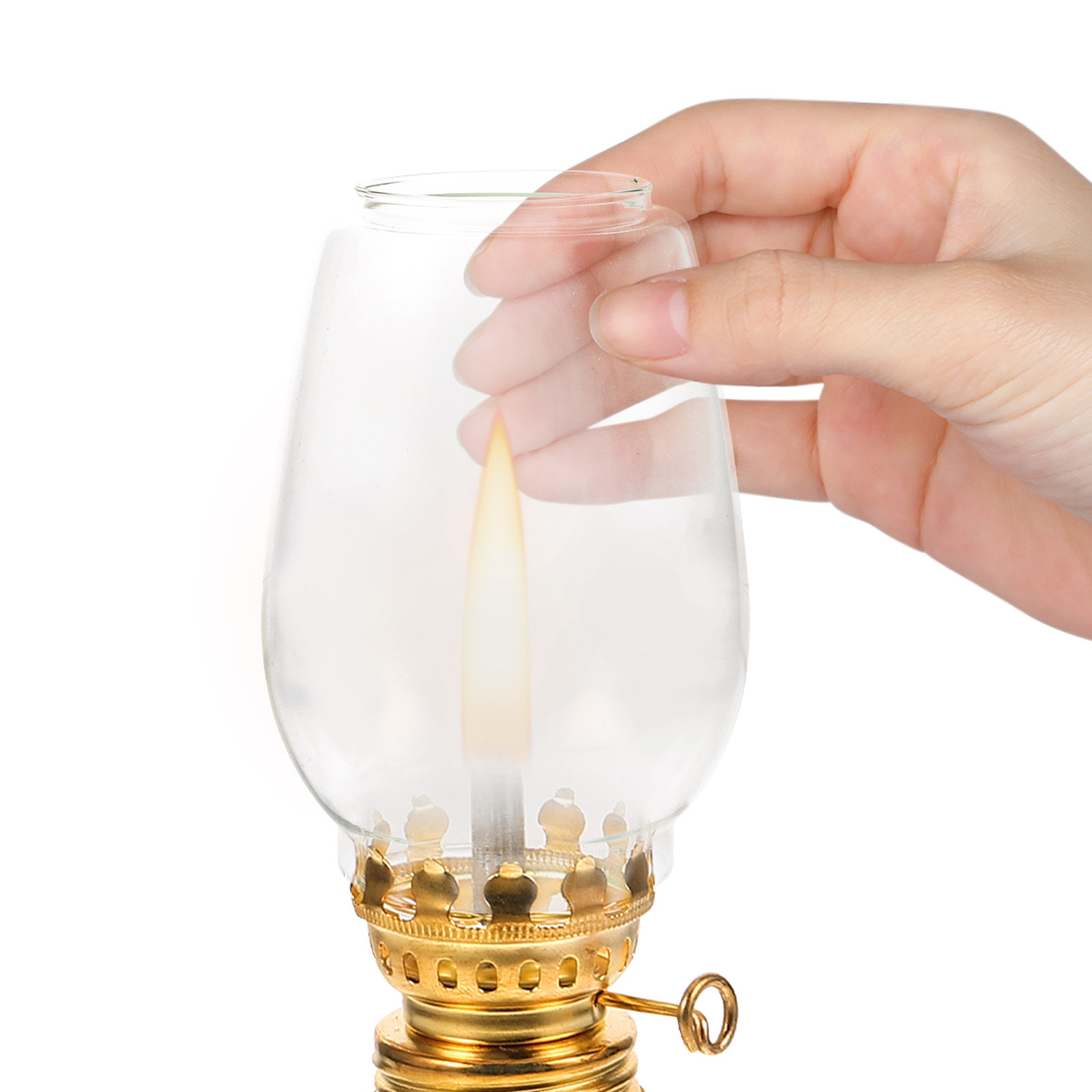 Outdoor Lighting Glass Replacement - 2 stuks stijlvolle olielampenkap glazen schoorsteen