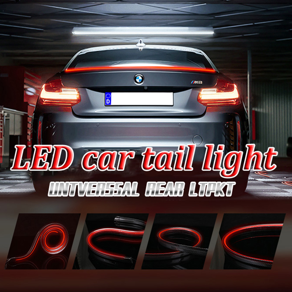 Waterproof Led Strip - Dynamische 120 cm Auto Carbon Zwart