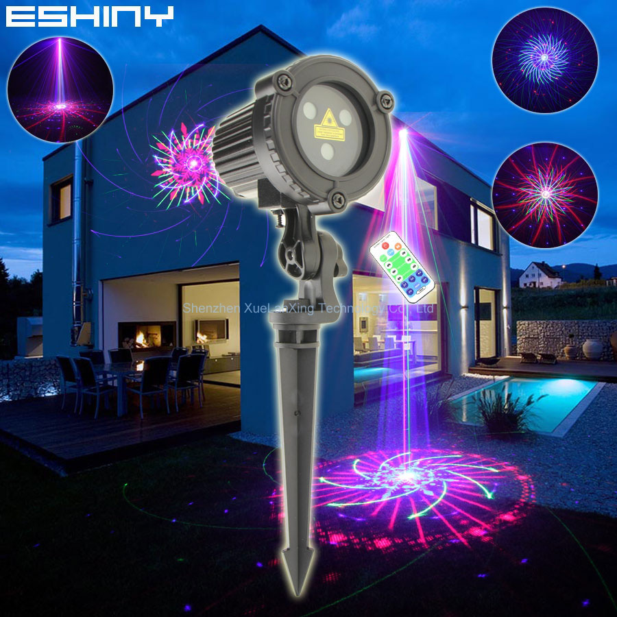 Outdoor Lighting Linear - Eshiny Rgb Laser Landschap Licht Bewegend
