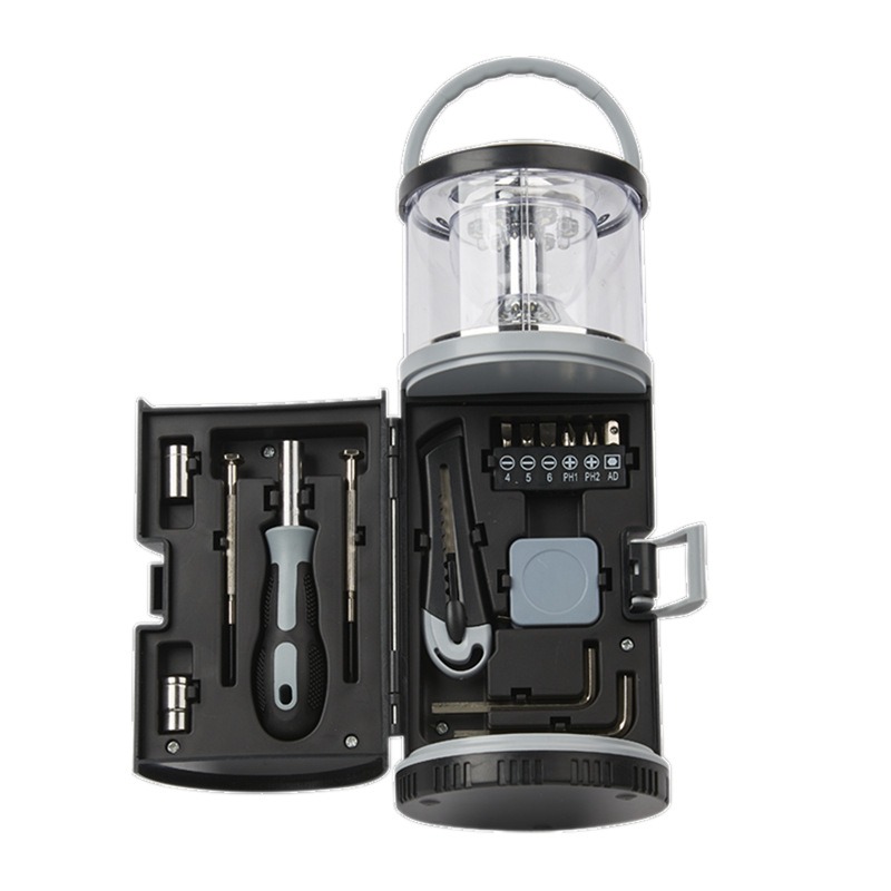 Outdoor Lighting Kits - Campinglantaarn met handgereedschapset Draagbare LED-noodverlichting Multifunctionele