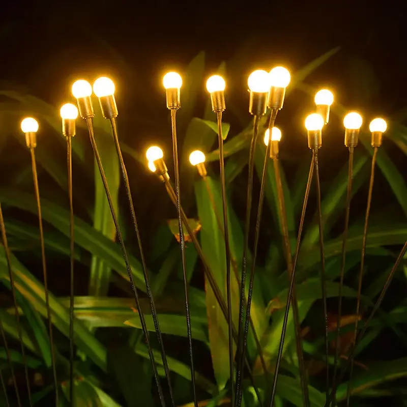 Outdoor Lighting Traditional - Buitenverlichting op zonne-energie, waterdicht, 6/8/10-koppige LED-lamp,