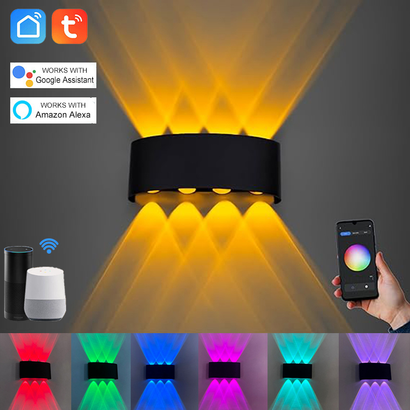 Outdoor Lighting Zigbee - Tuya Op- en Neerwaartse Wandlamp Smart
