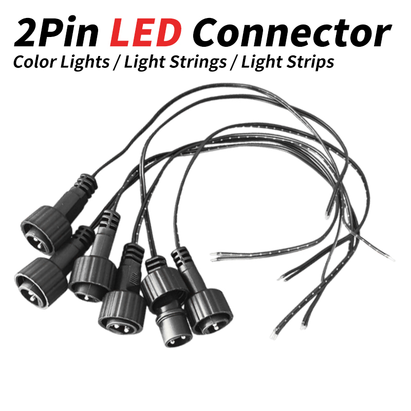 Outdoor Lighting Experts - 2-pins LED-connector met 25cm kabel voor