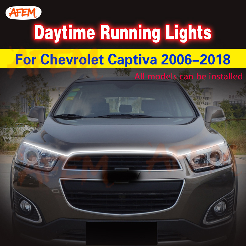 Waterproof Led Strip - Auto Knippert 1pcs DRL Voor Chevrolet