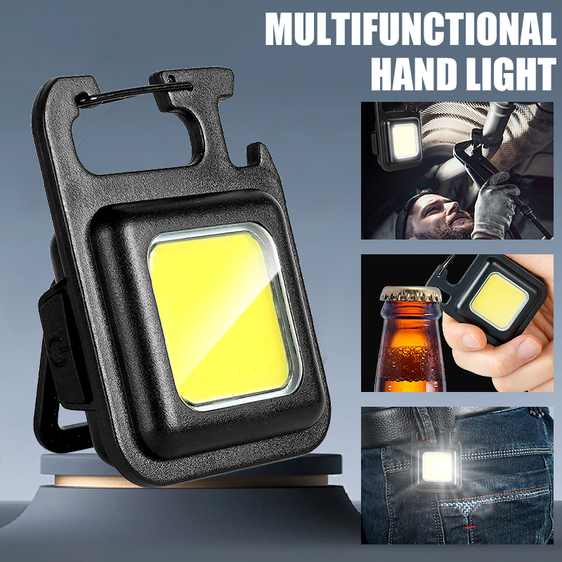 Outdoor Lighting Fixtures - Superheldere, handige, draagbare MINI COB sleutelhangerlamp,