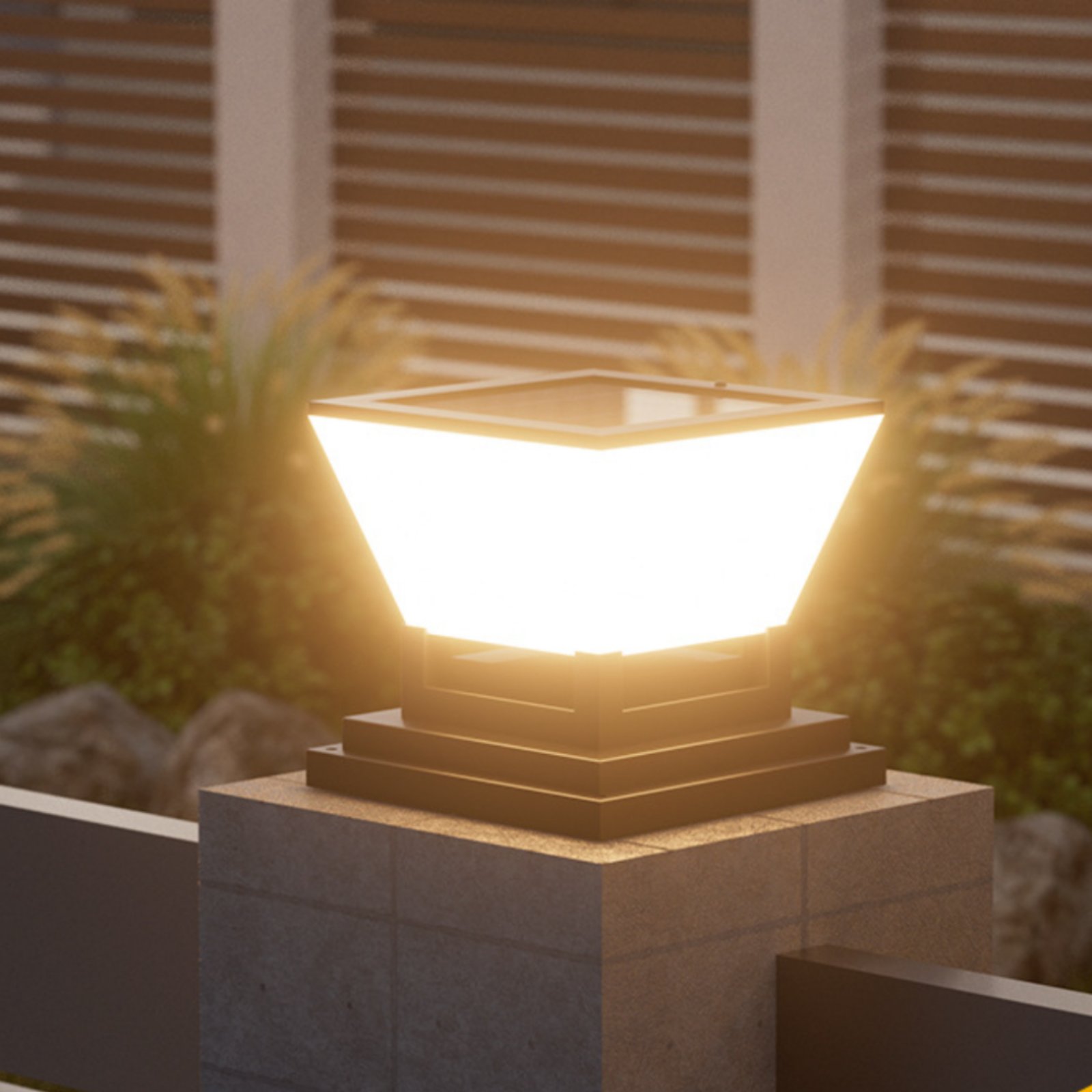 Post Cap Light - Solar Post Light Waterbestendig Solar Fence