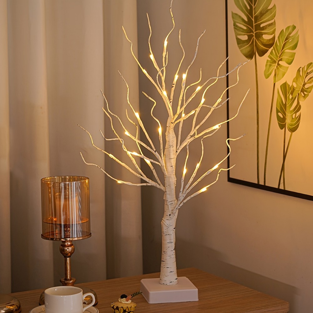 LED-verlichte berkenboomlamp,  - Outdoor Lighting Restaurant recensie en prijs