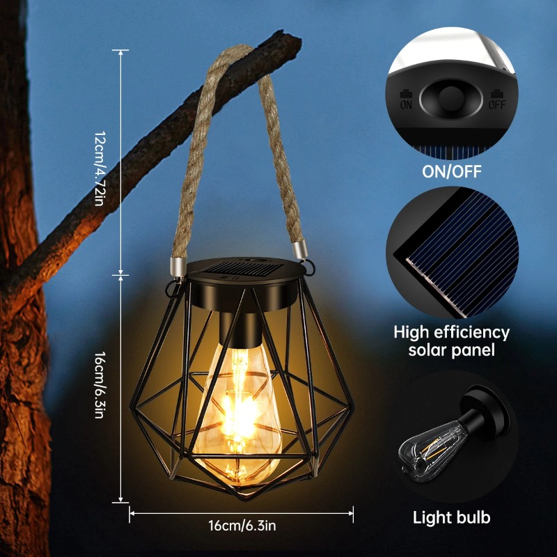 Buiten Solar Iron Art Retro Ha - Outdoor Lighting Restaurant recensie en prijs