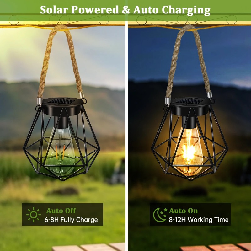 Buiten Solar Iron Art Retro Ha - Outdoor Lighting Restaurant recensie en prijs