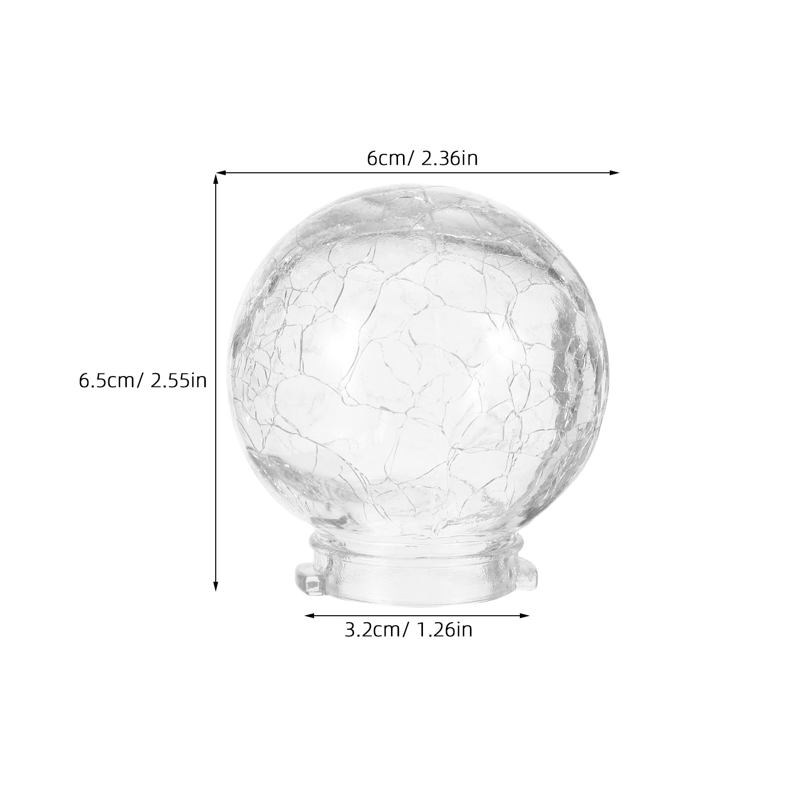 8 stuks glazen bolvormige lamp - Outdoor Lighting Glass Replacement recensie en prijs
