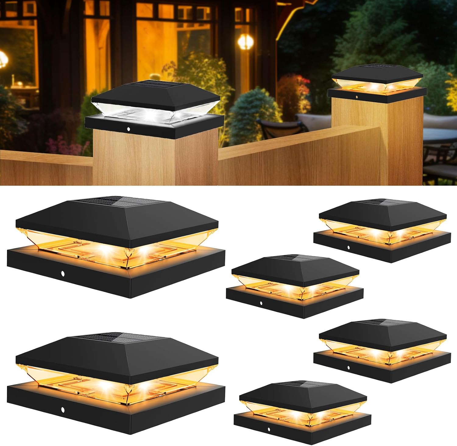 2/4 Stuks Solar Post Cap Licht - Post Cap Light recensie en prijs