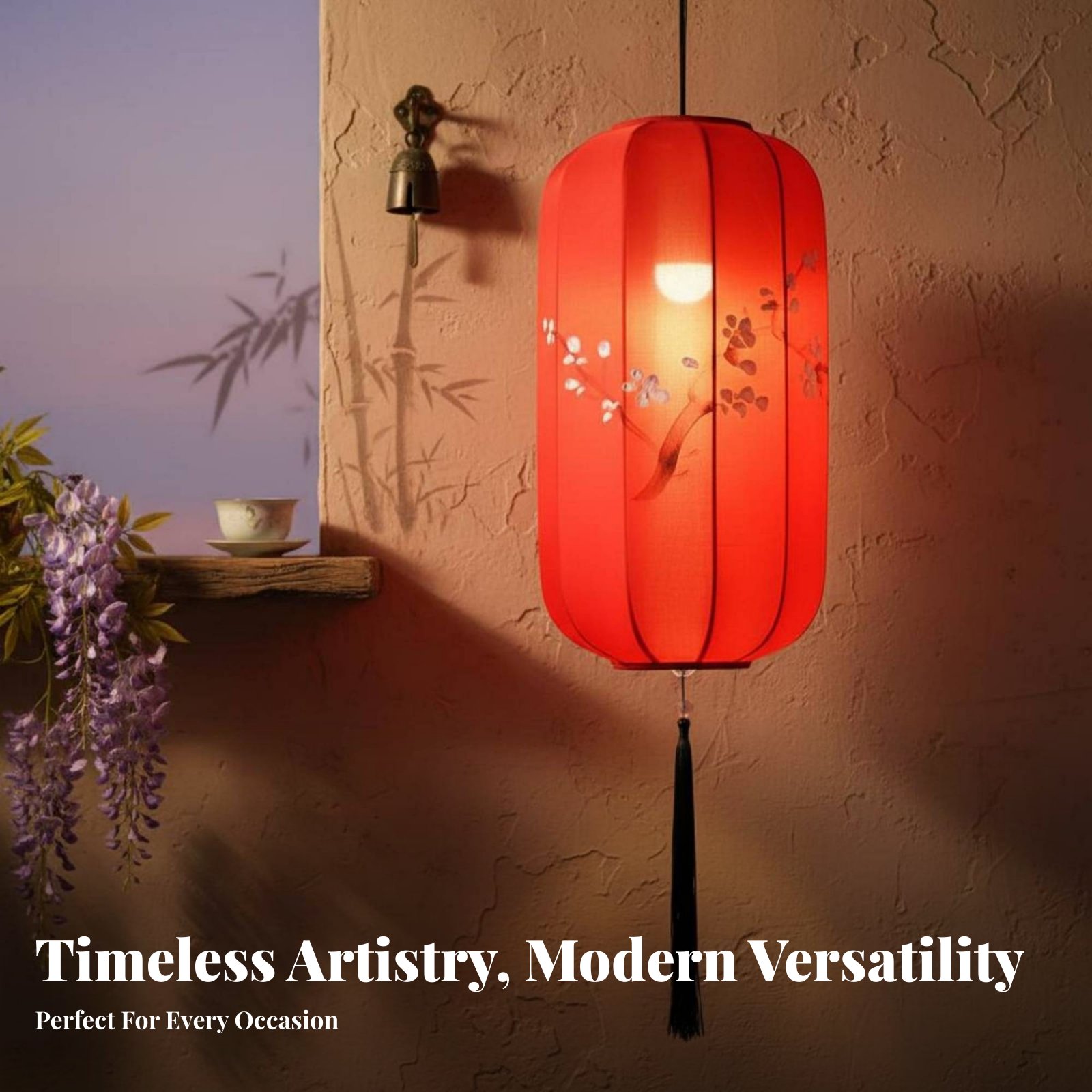 Handgeschilderde Chinese lanta - Outdoor Lighting Restaurant recensie en prijs