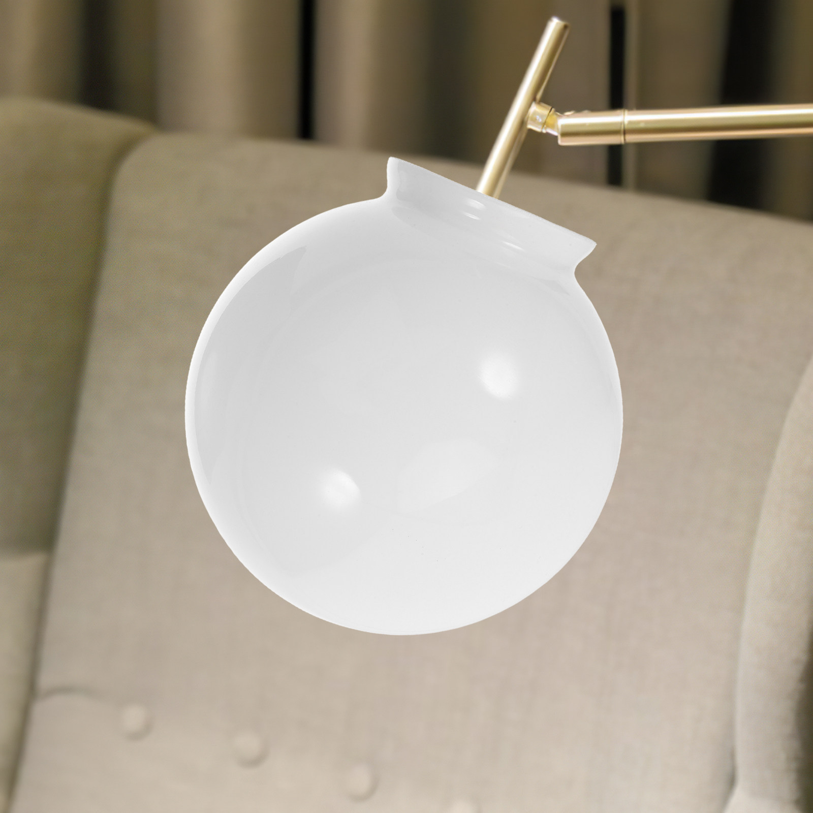 Ronde opaalwitte glazen lampen - Outdoor Lighting Glass Replacement recensie en prijs