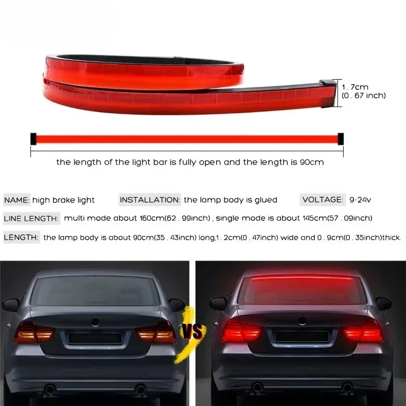 90 cm waterdichte LED-remlicht - Waterproof Led Strip recensie en prijs