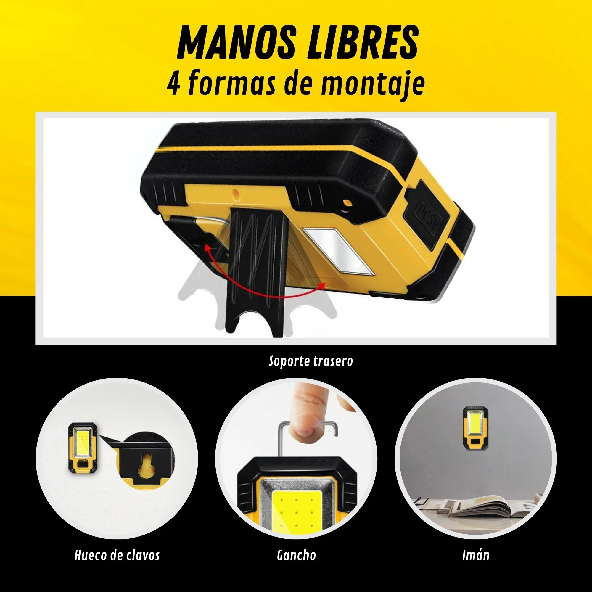 Oplaadbare 4000mAh werklamp, s - Outdoor Lighting Fixtures recensie en prijs