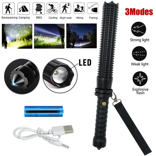 USB Oplaadbare LED Zaklamp Int - Outdoor Lighting Kits recensie en prijs