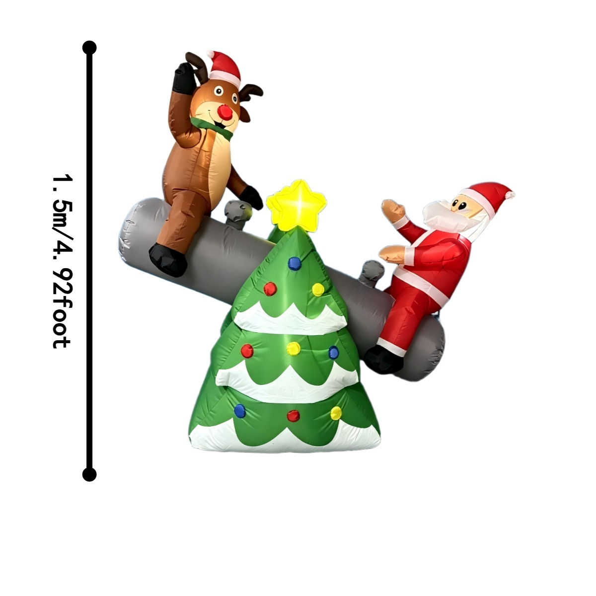 Kerst Opblaasbare Speelgoedfig - Outdoor Lighting On Trees recensie en prijs