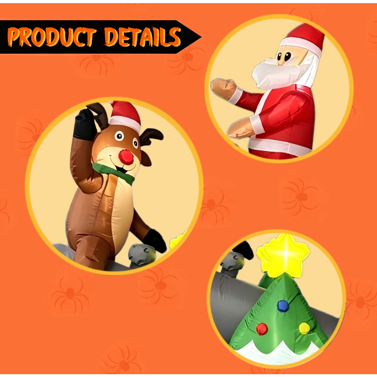 Kerst Opblaasbare Speelgoedfig - Outdoor Lighting On Trees recensie en prijs
