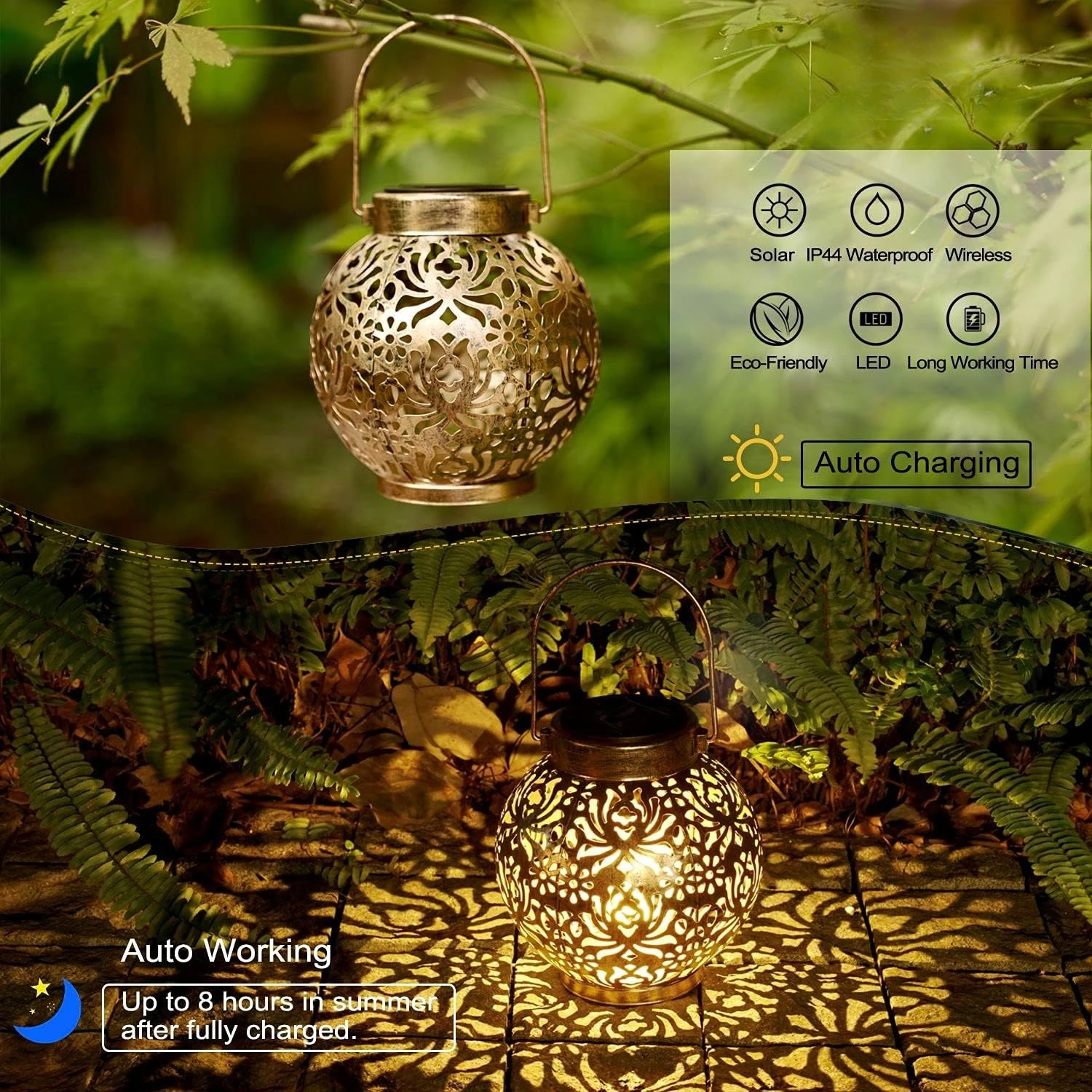 1-6PCS Marokkaanse zonne-lanta - Outdoor Lighting Traditional recensie en prijs