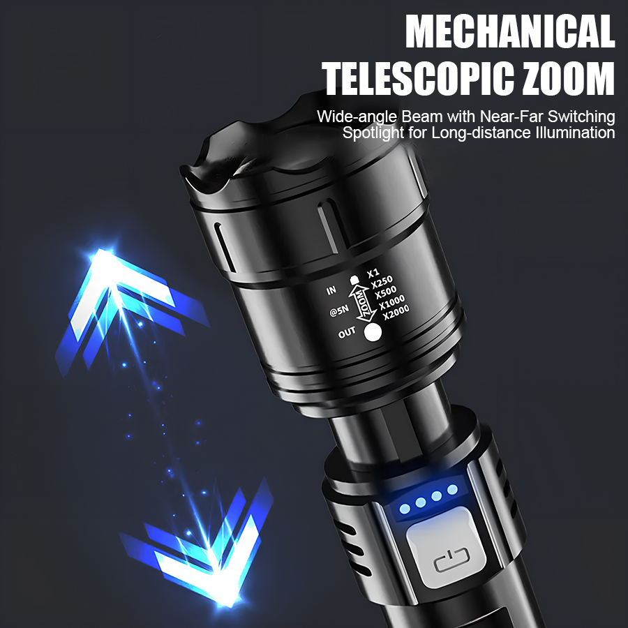 High Power P50 LED-zaklamp USB - Outdoor Lighting Fixtures recensie en prijs