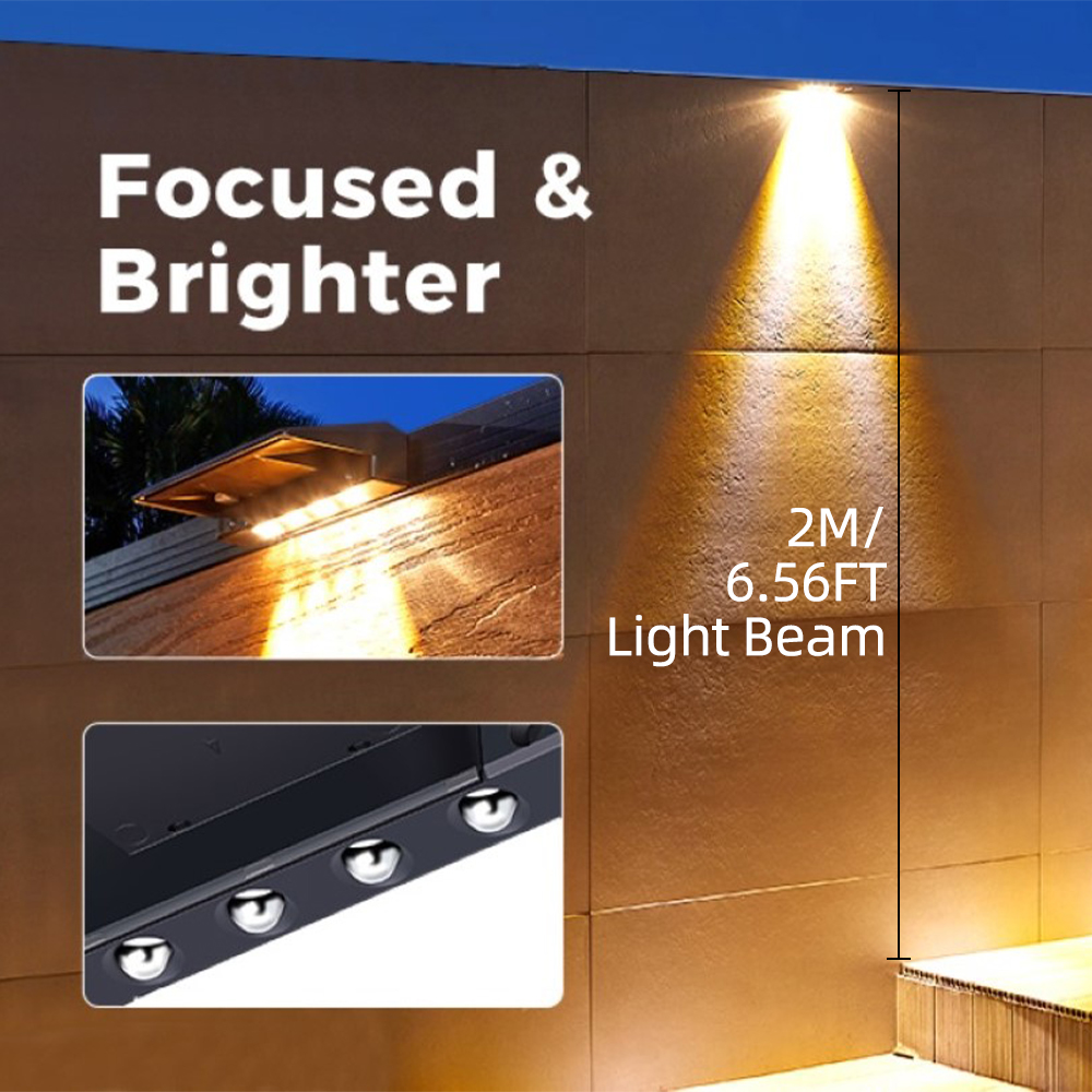 2-pack zonne-wandlampen 4 LED  - Outdoor Lighting Zigbee recensie en prijs