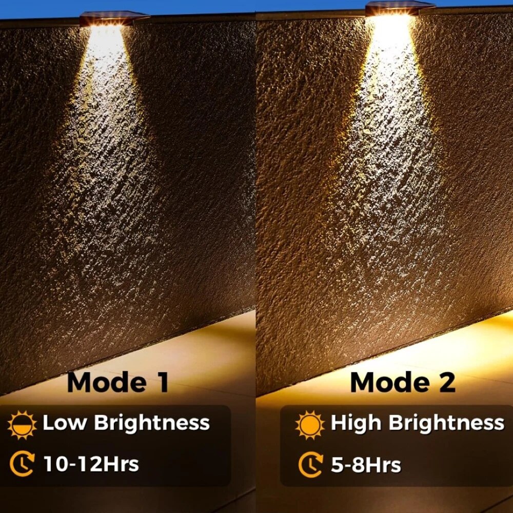 2-pack zonne-wandlampen 4 LED  - Outdoor Lighting Zigbee recensie en prijs