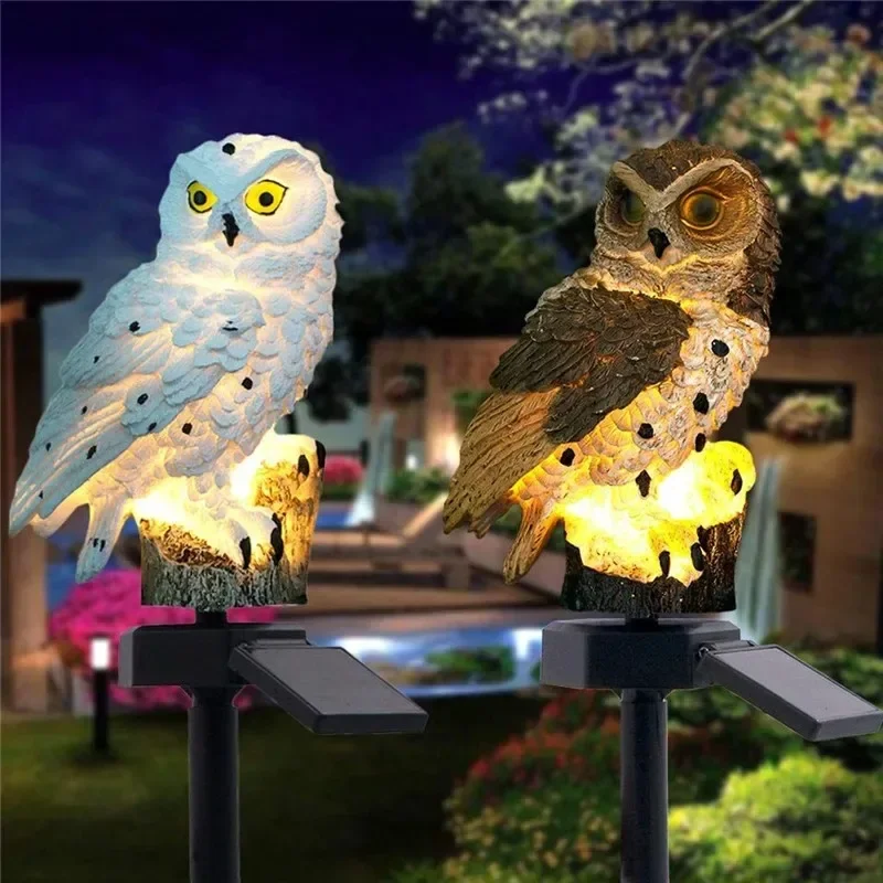 Solar Owl Statue Garden Light  - Outdoor Lighting Traditional recensie en prijs