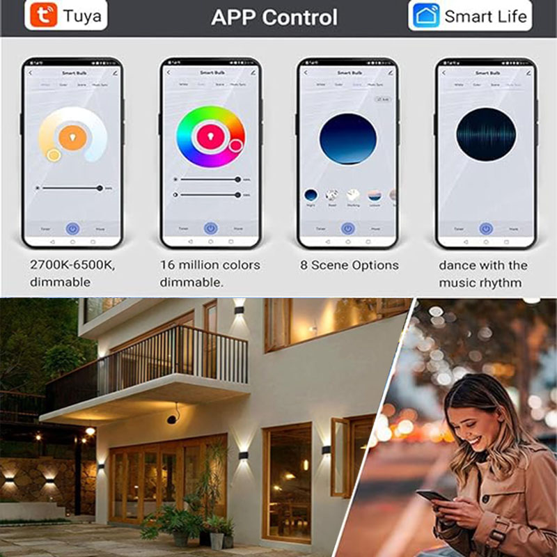 Tuya Op- en Neerwaartse Wandla - Outdoor Lighting Zigbee recensie en prijs