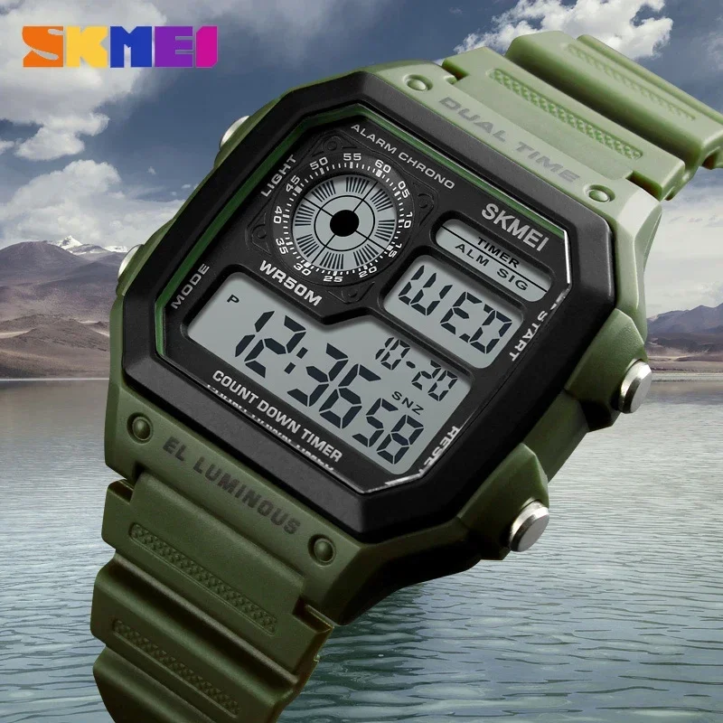 Skmei 1299 Mode Mannen Pu Band - Outdoor Lighting Zones recensie en prijs