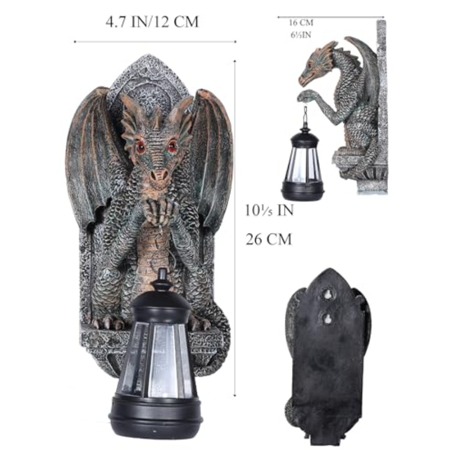 Draakstandbeeld zonnelantaarn  - Outdoor Lighting On Trees recensie en prijs