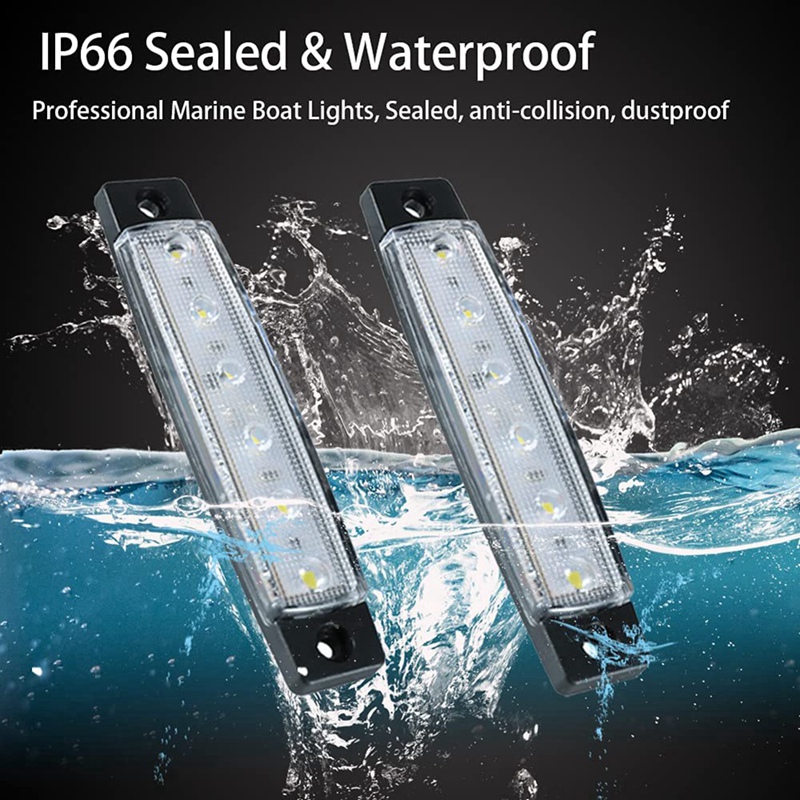 6 stuks LED Marine Bootverlich - Waterproof Led Strip recensie en prijs