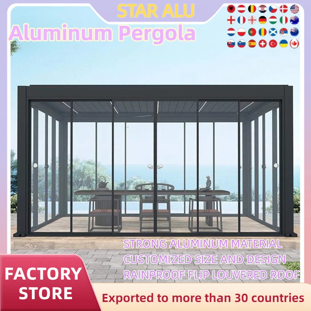 Aluminium Bioclimatische Pergo - Outdoor Lighting Restaurant recensie en prijs