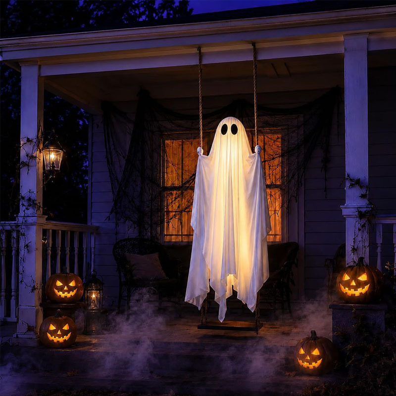 Halloween Gloeiend Spook op Sc - Outdoor Lighting On Trees recensie en prijs