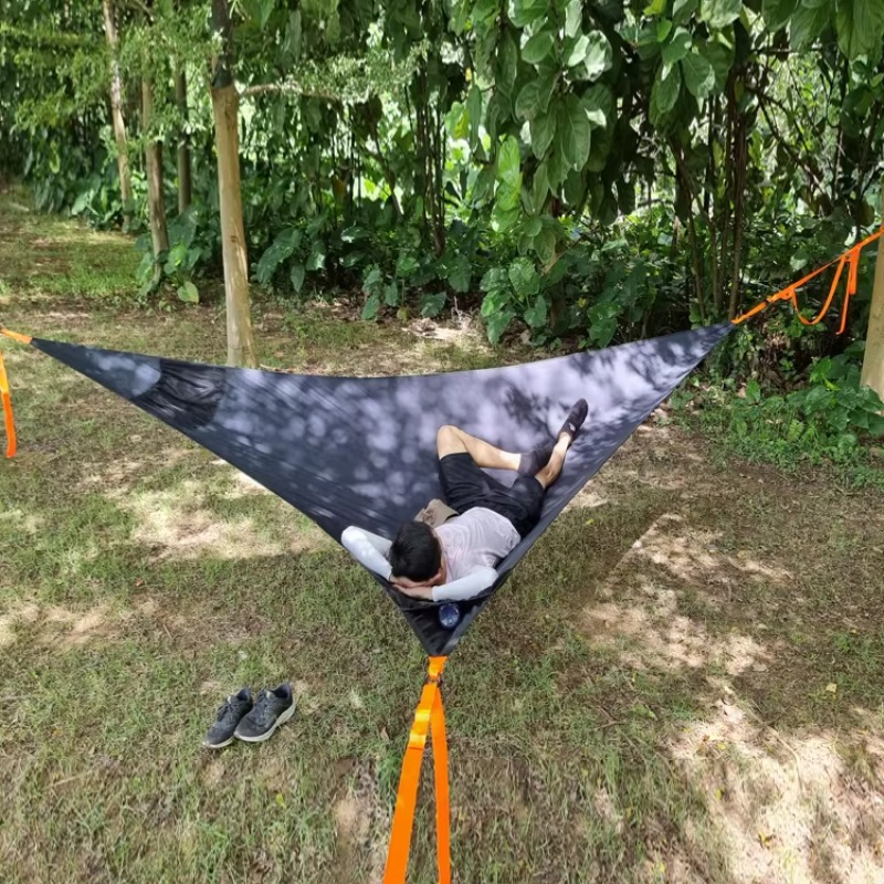 Driehoekige hangmat voor buite - Outdoor Lighting On Trees recensie en prijs